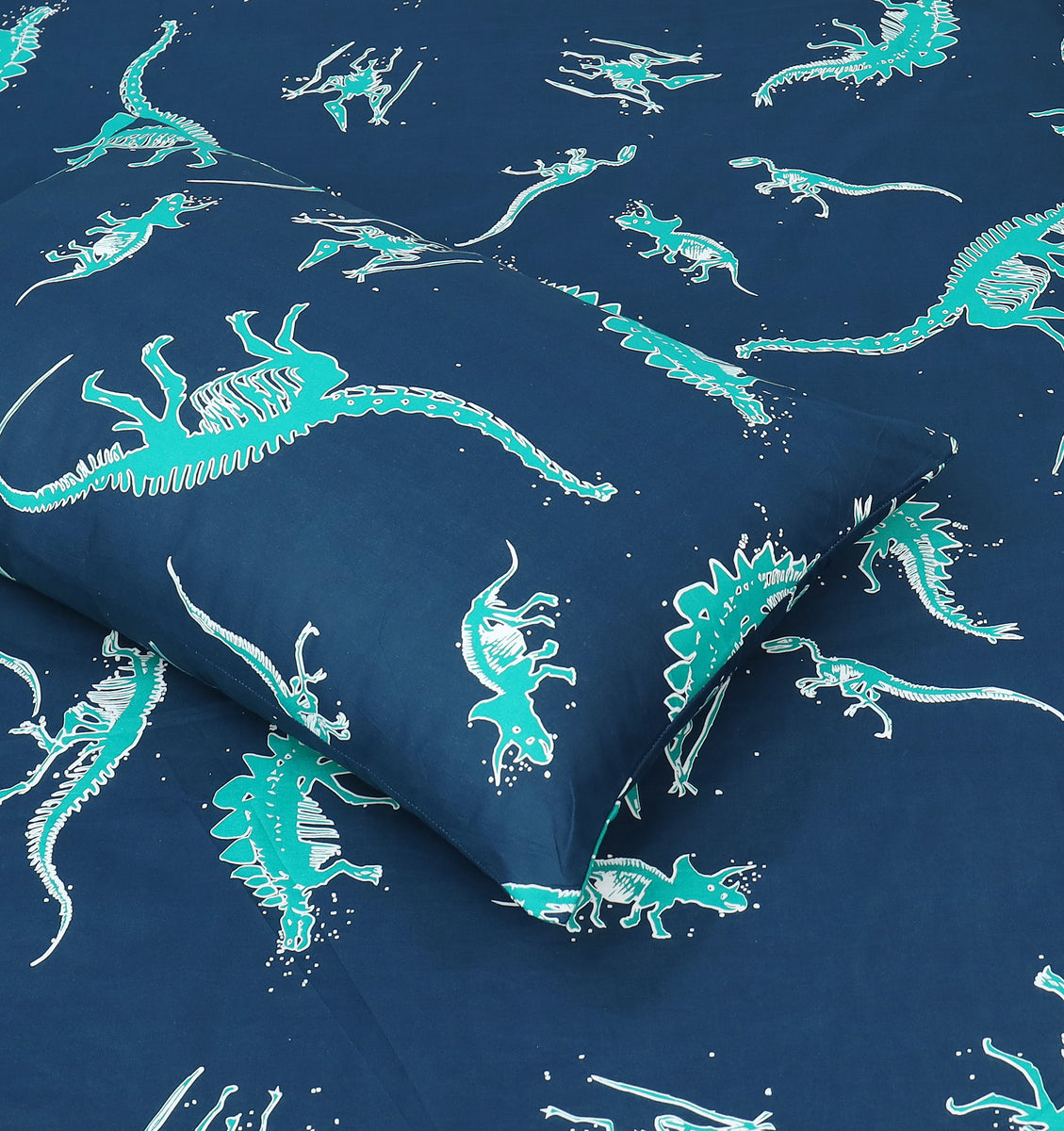 Cartoon Character Bed Sheet Dinosaur Valley TextileTribe