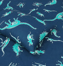 Cartoon Character Bed Sheet - Dinosaur Valley