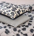 Quilted Reversible Satin Bed Spread Set -Prewitt Black