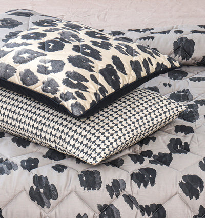 Quilted Reversible Satin Bed Spread Set -Prewitt Black