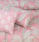 4 Pcs Quilted Reversible Bed Spread Set - Pink & White Beauty