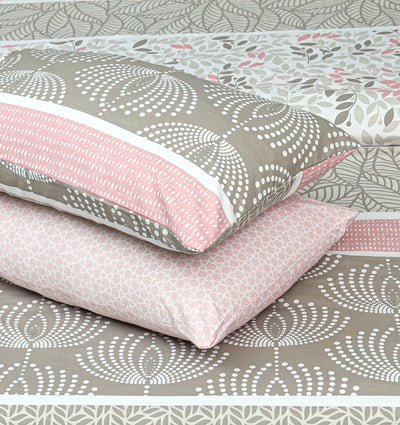4 Pillow Cotton Bed Sheet - Summer Soft