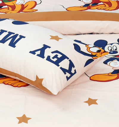 Cartoon Character Bed Sheet - Mickey
