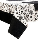 Digital Printed Table Cover(6-8 Seater) - Black Stars