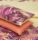 4 Pillow Cotton Bed Sheet - Leaf chrains