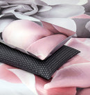4 Pillow Digital Cotton Satin Bed Sheet - Big bash flowers