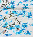 4 Pillow Cotton Bed Sheet - Lotus Flower