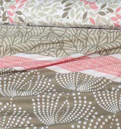 4 Pillow Cotton Bed Sheet - Summer Soft