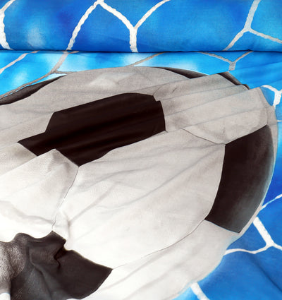 Cartoon Character Bed Sheet - Football madness