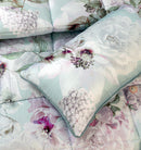 Quilted Reversible Bed Spread Set - Grey Colour