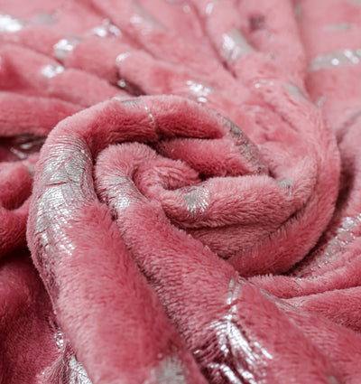 Soft High Density AC Fleece Blanket - Pink