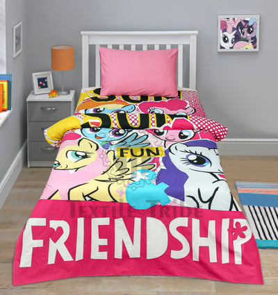 Cartoon Character Bed Sheet - Friendship Fun