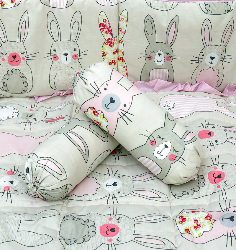 Baby Cot Set - Bunny Rabbit