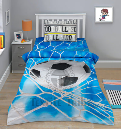 Cartoon Character Bed Sheet - Football madness