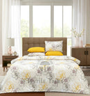 4 Pillow Digital Cotton Satin Bed Sheet - Fall view