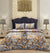 3 Pcs Quilted Reversible Bed Spread Set - Banana Trees