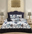 4 Pcs Quilted Reversible Bed Spread Set - Popular