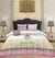 4 Pcs Quilted Reversible Bed Spread Set - Golden Pink