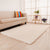 Anti Slip Micro Fiber Chenille Living Room Rug - Off White