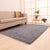 Anti Slip Micro Fiber Chenille Living Room Rug - Grey