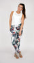 Printed Straight Trouser - Tropical