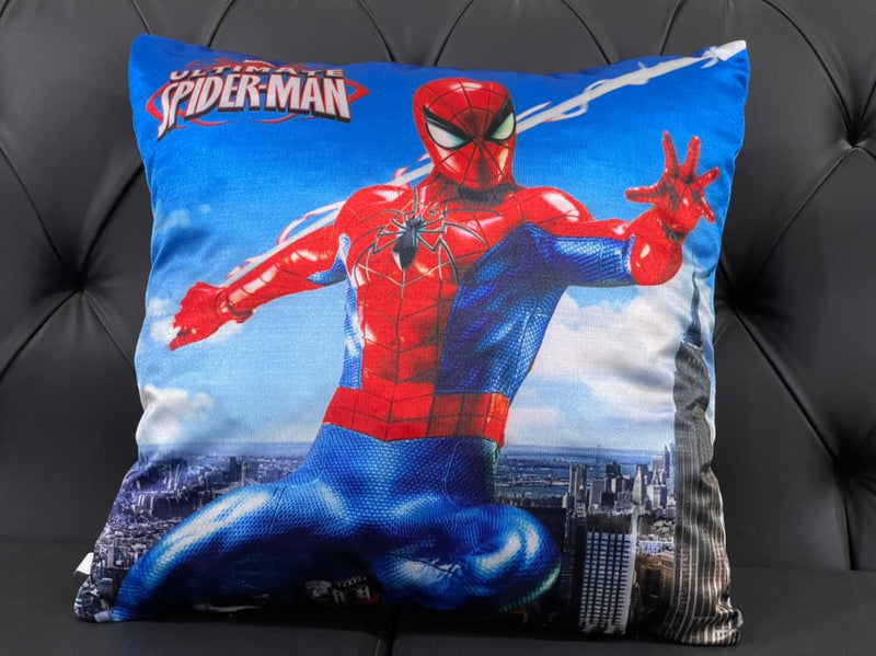 2 Sided Valvet Kids Cushions Cover - Spider Man