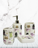 4 PCs Ceramic Bathroom Set - BS0013