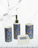 4 PCs Ceramic Bathroom Set - BS0017