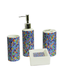 4 PCs Ceramic Bathroom Set - BS0017