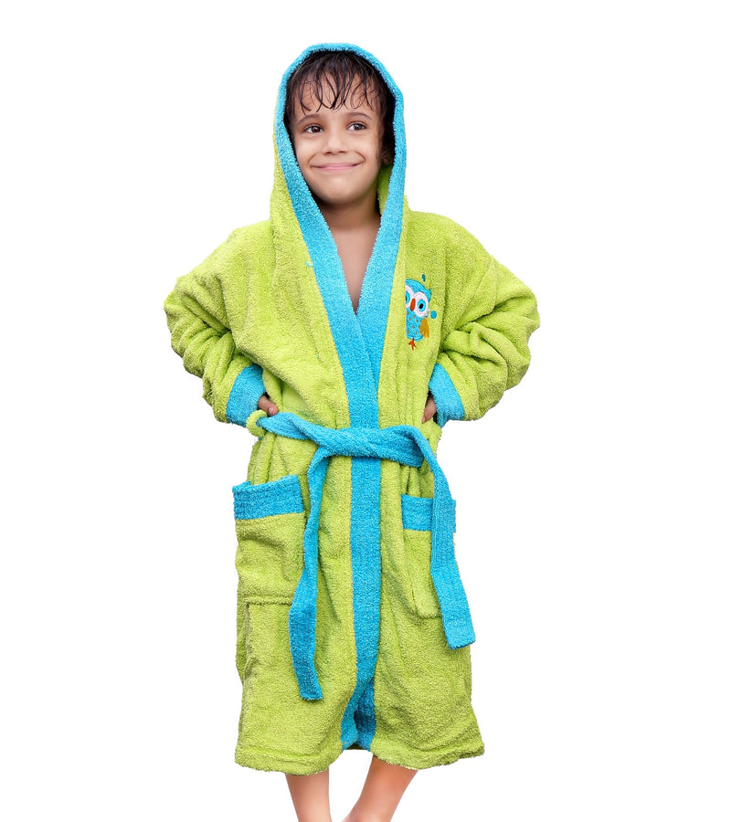 kids Boy or Girl Towel Bathrobe - 2 Vibrant Colors